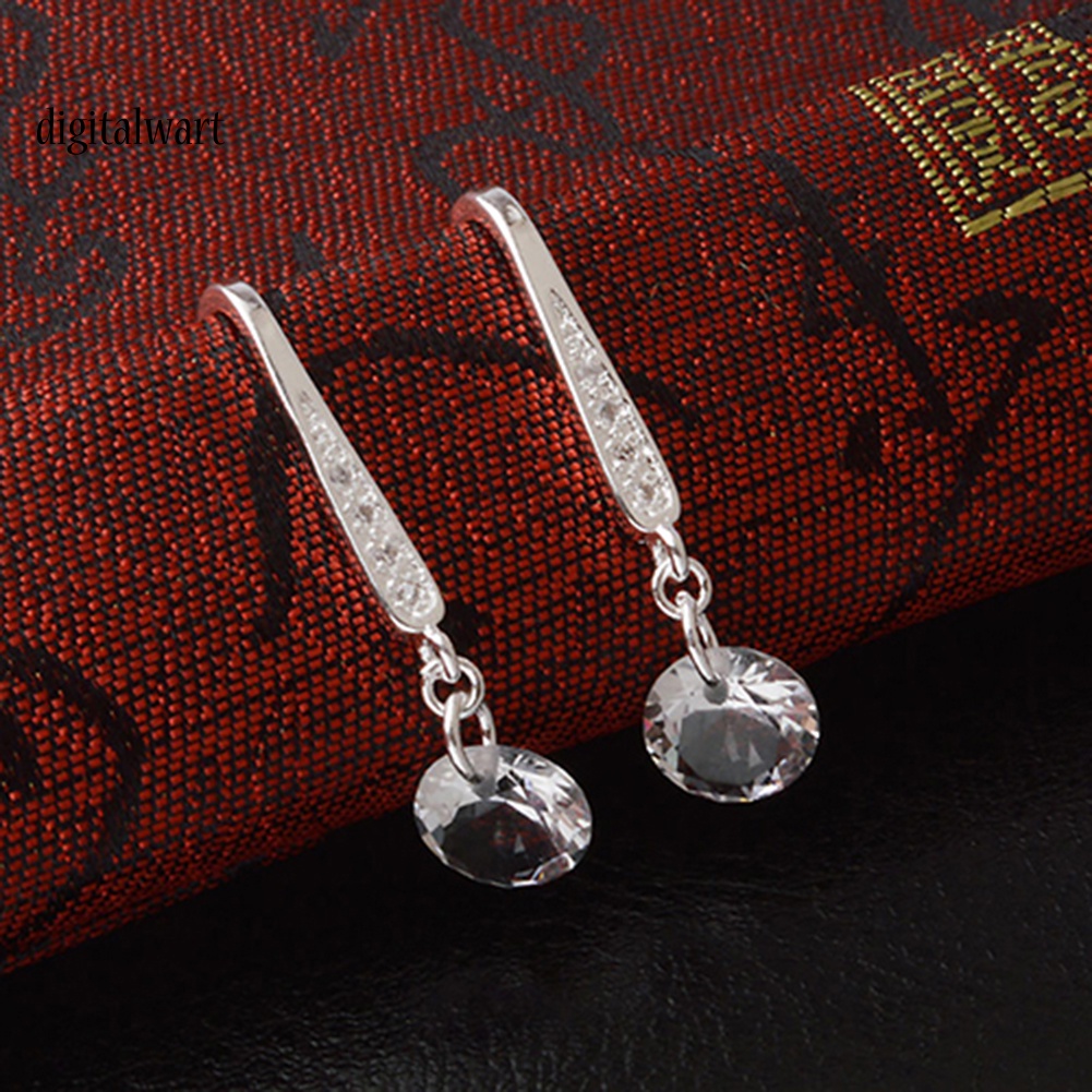 Kỹ Thuật Số| Bông Tai Mạ BạC 925 ĐíNh Đá ThờI Trang