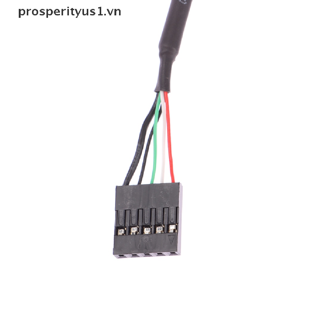 (prosperityus1) Bo Mạch Chủ Chuyển Đổi 5P Sang Micro USB Sang DuPont 2.54mm 5Pin DuPont USB Sang Micro USB Làm Từ Lá Nhôm + Cáp Dệt Lưới