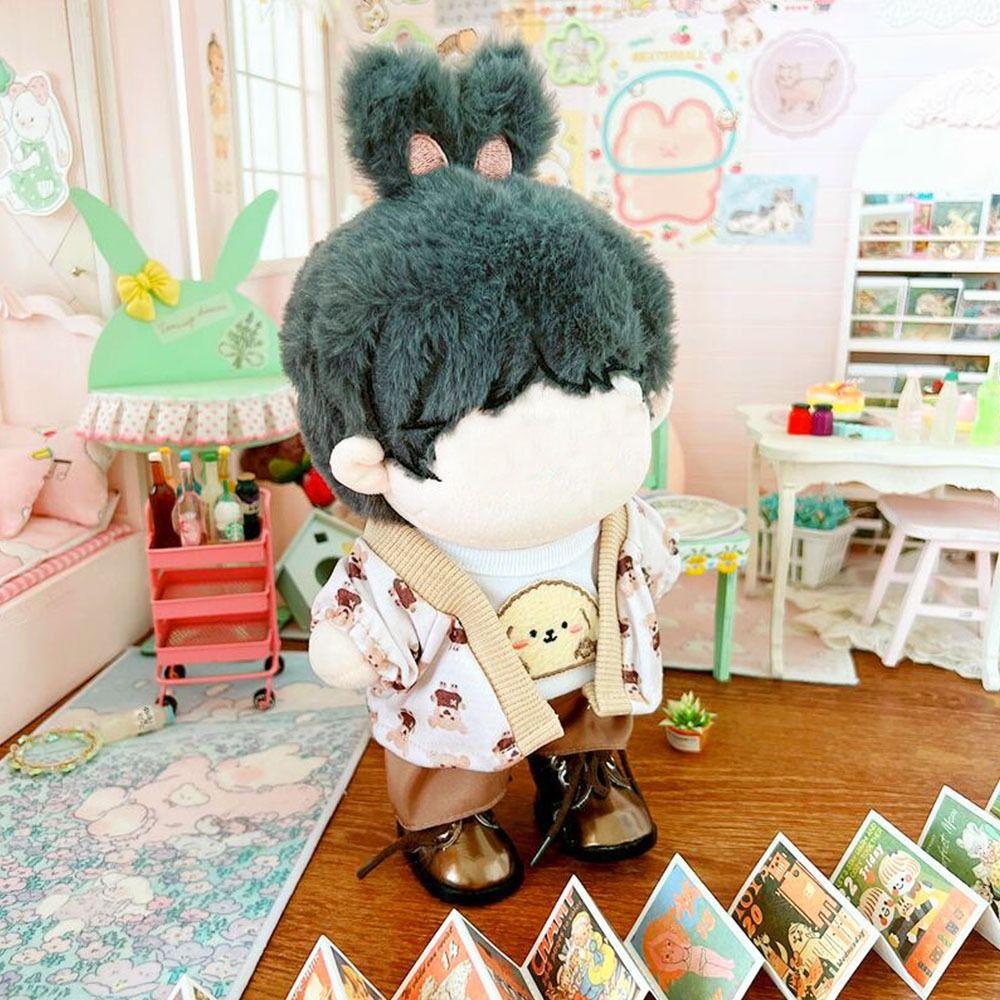 RAINBOW Bộ Quần Áo Búp Bê Nhồi Bông Đáng Yêu 20CM
