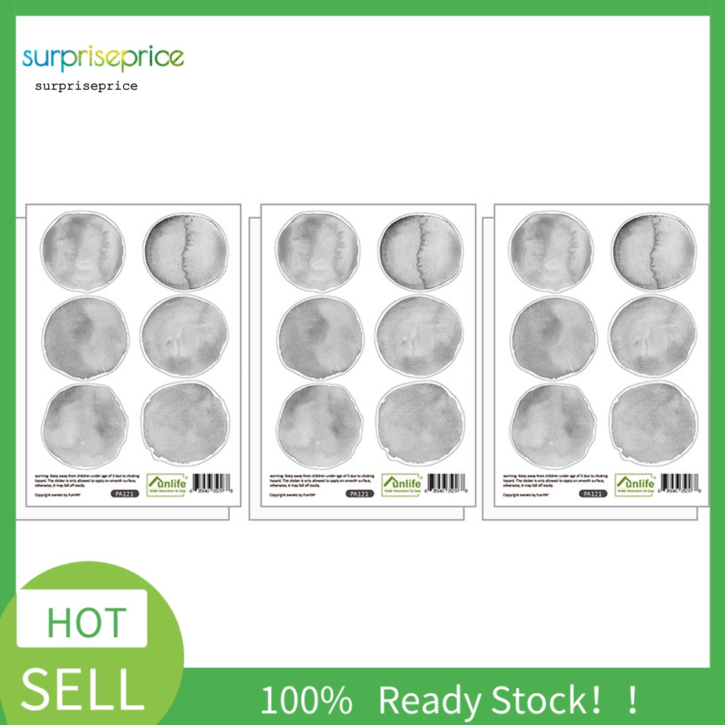 1 Set Sticker Dán Tường Bằng PVC Chống Nước Họa Tiết Chấm Bi