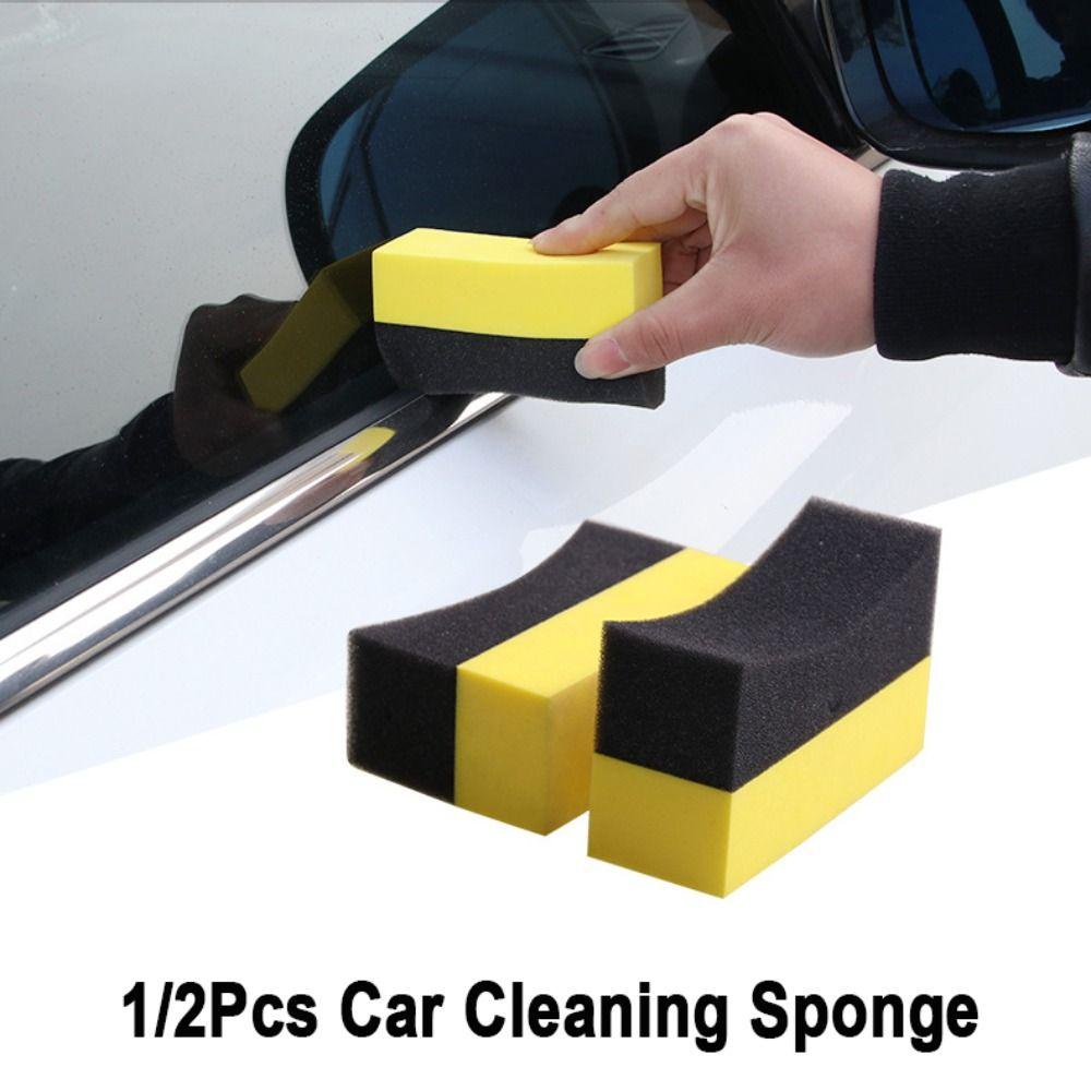 .Set 1 / 2 Mút Vệ Sinh Bánh Xe Hơi Thiết Kế Mới Chất Lượng Cao