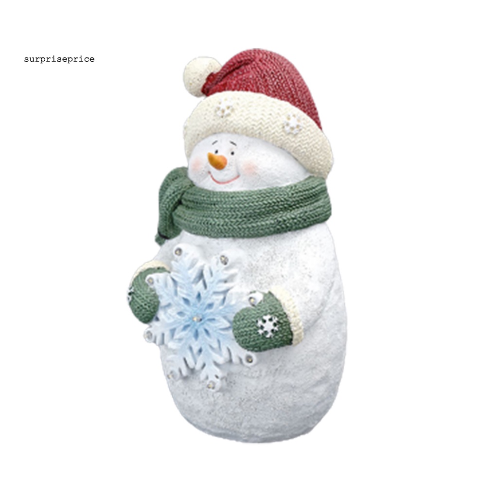 Vòng Đèn LED Hình Người Tuyết Phát Sáng Phong Cách Bắc Âu Trang Trí Nhà Cửa