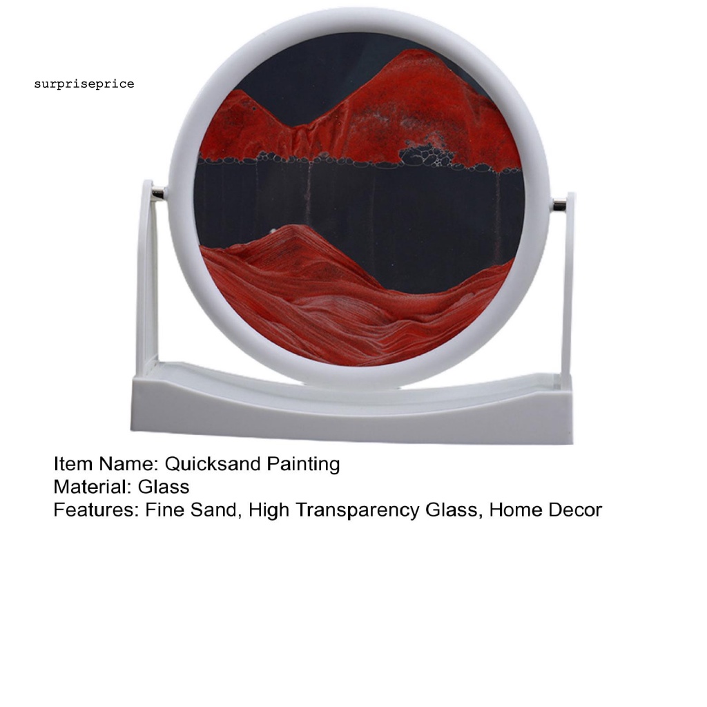 Spa Tranh Cát Thủy Tinh Trong Suốt Nhiều Lớp Tinh Xảo Giảm Căng Thẳng Trang Trí Phong Cảnh Gia Đình