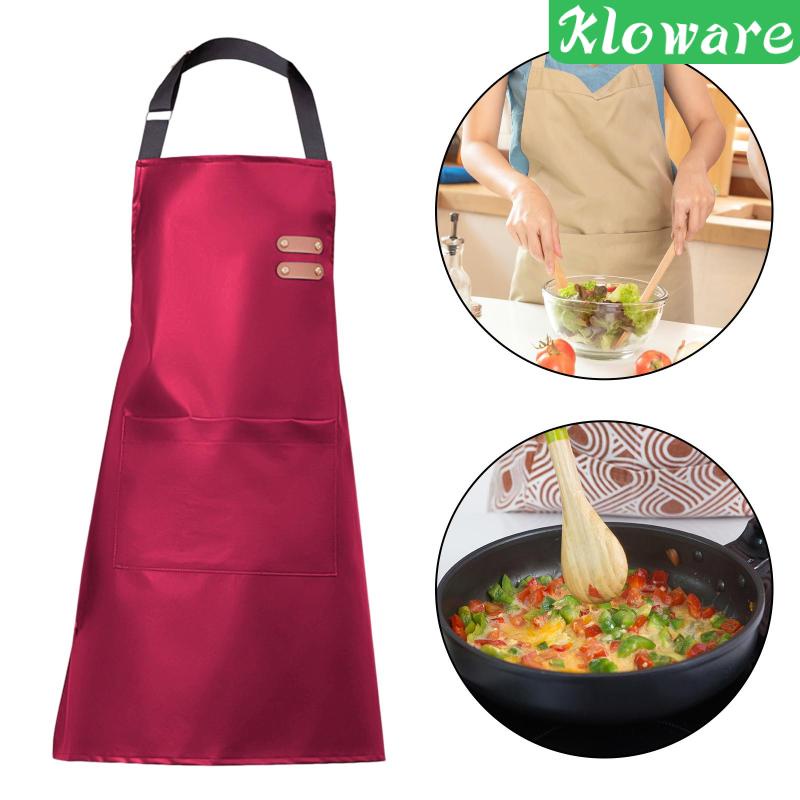 Tạp Dề Nấu Ăn Có Túi Lớn Chống Nước DIY Dành Cho Nữ