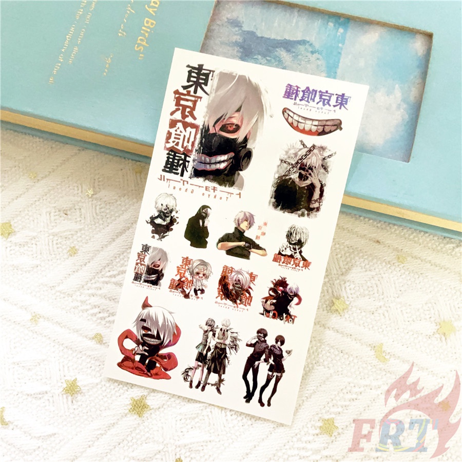❣️1 Tấm Hình Xăm Dán Tạm Thời Hình Tokyo Ghoul Series 02❣️ Hình Xăm Dán Chống Thấm Nước Quyến Rũ