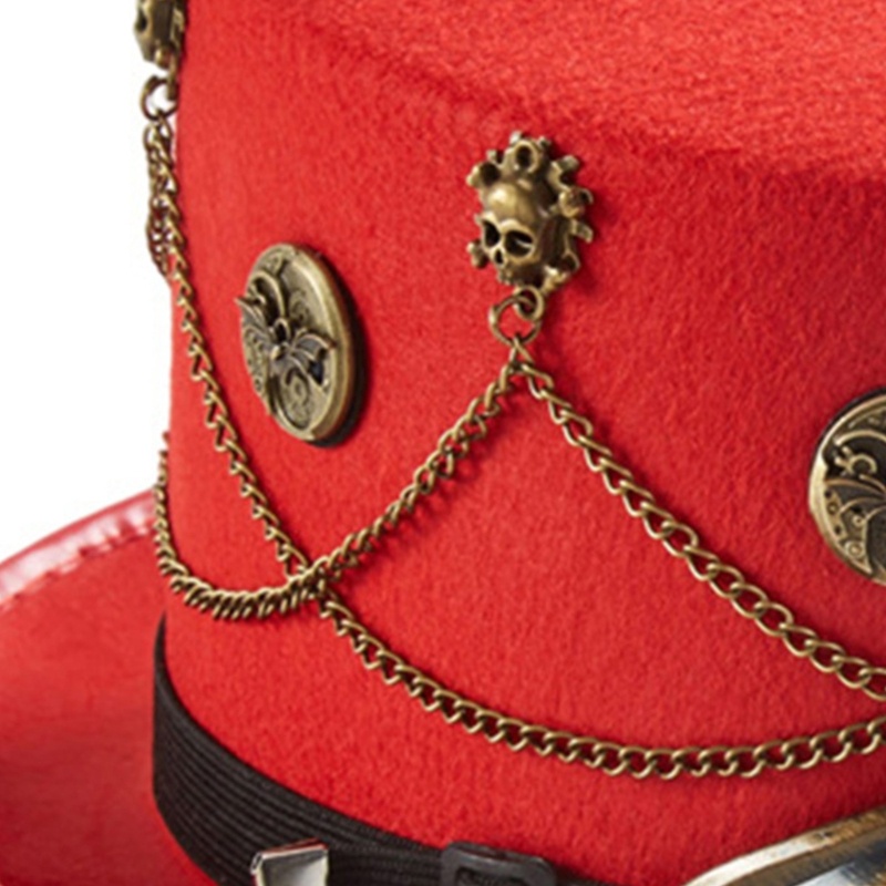 Xiangbao Mũ Steampunk Kèm Kính Bảo Hộ Phong Cách Steampunk Thời Gian Du Lịch Halloween Steampunk H Cho Nam