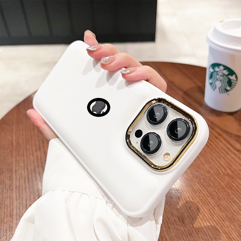 Ốp Điện Thoại Silicon Mềm Có Túi Khí Viền Kim Loại Sang Trọng Cho iPhone 14 13 12 11 Pro Max 14 Plus