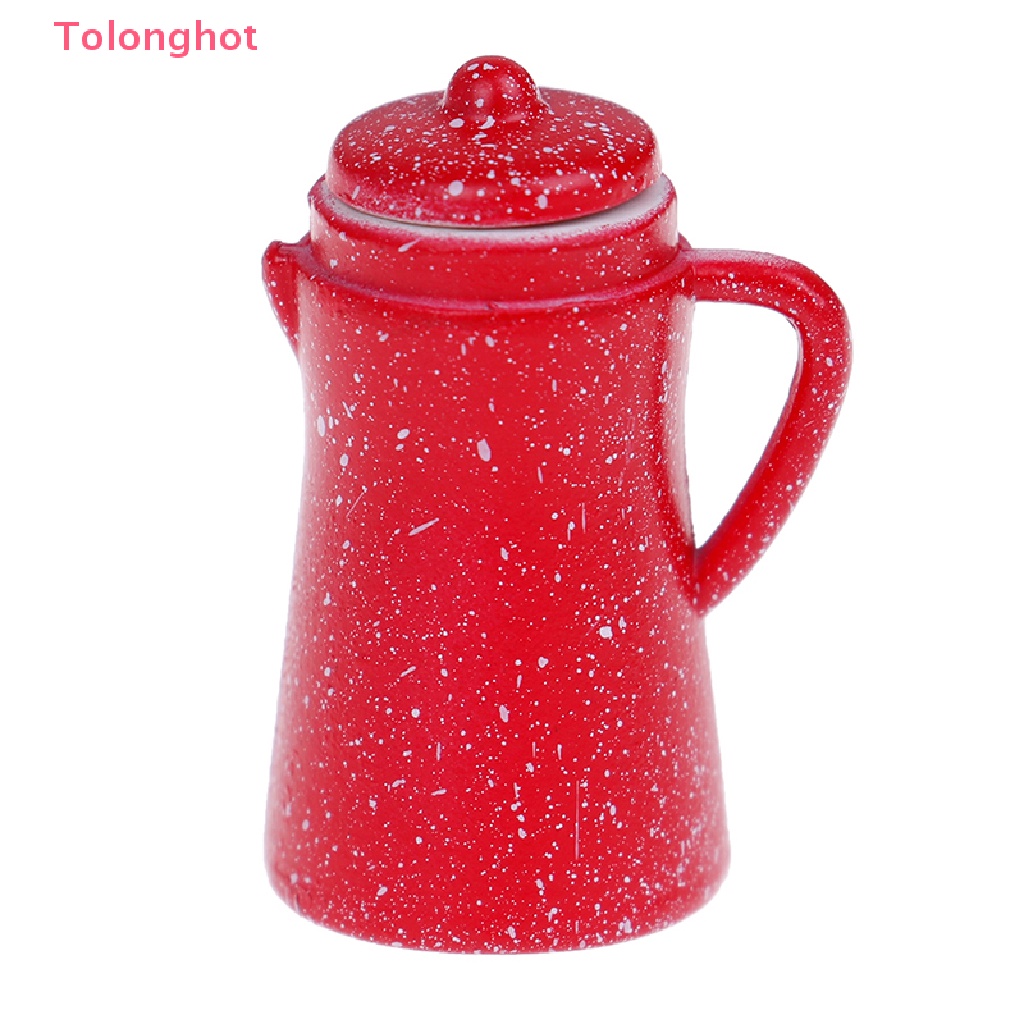 Set 5 Ấm Trà Mini Tỉ Lệ 1: 12 Dùng Trang Trí Nhà Búp Bê