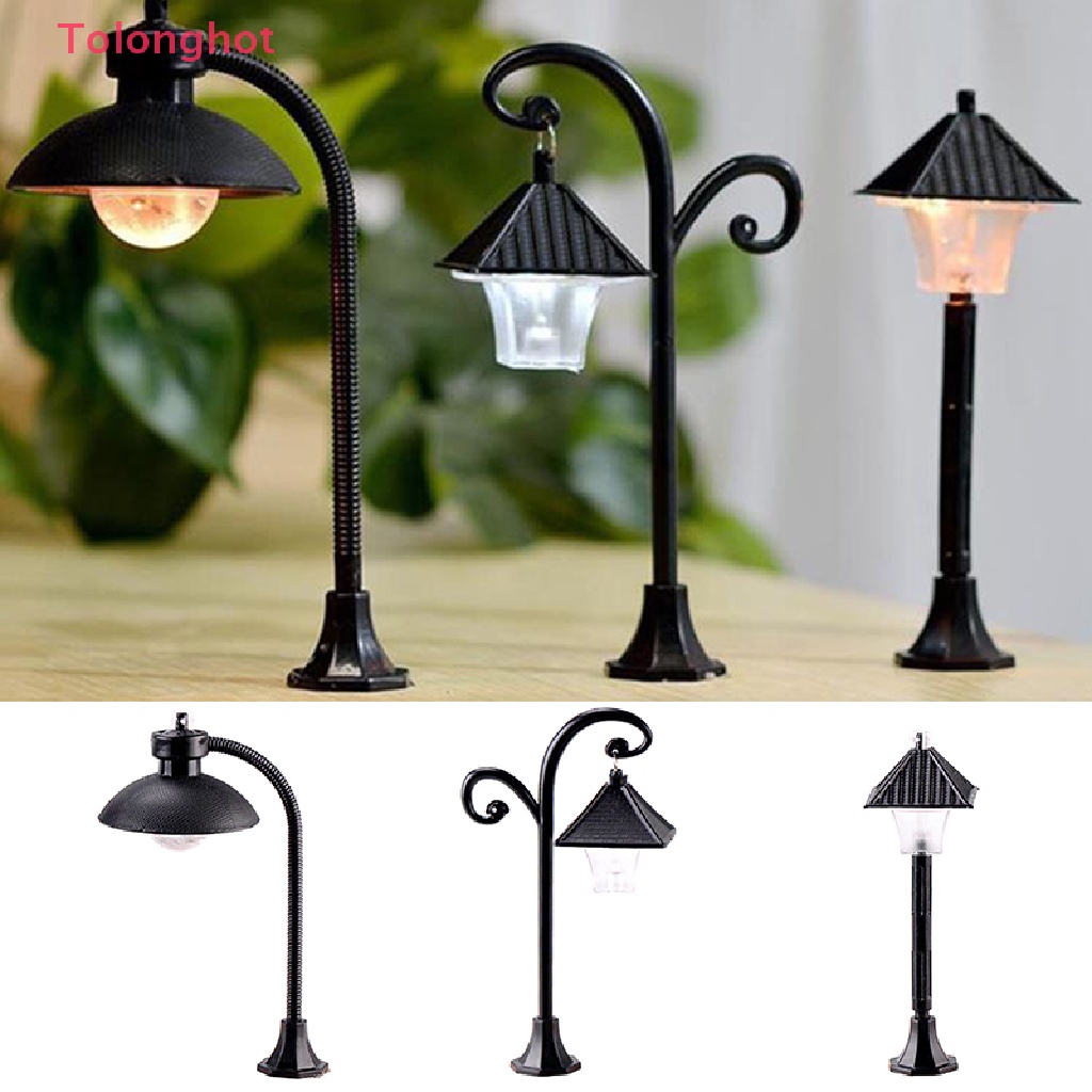 Mô Hình Đèn Đường Công Viên Mini Trang Trí Tiểu Cảnh