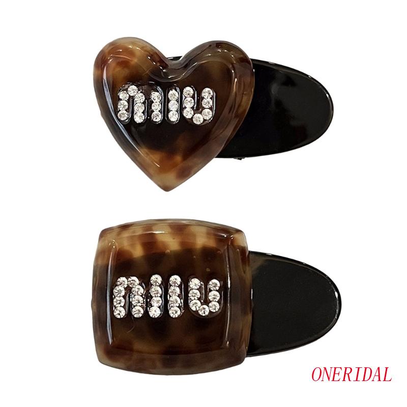 Kẹp Tóc Nhỏ Bằng Acrylic Đính Đá Lấp Lánh Dễ Thương Chống Trượt