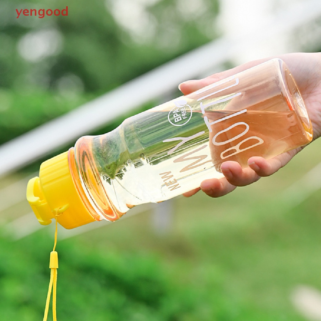 Bình Nước Thể Thao 650ml Bằng Nhựa Chống Rơi Tiện Dụng