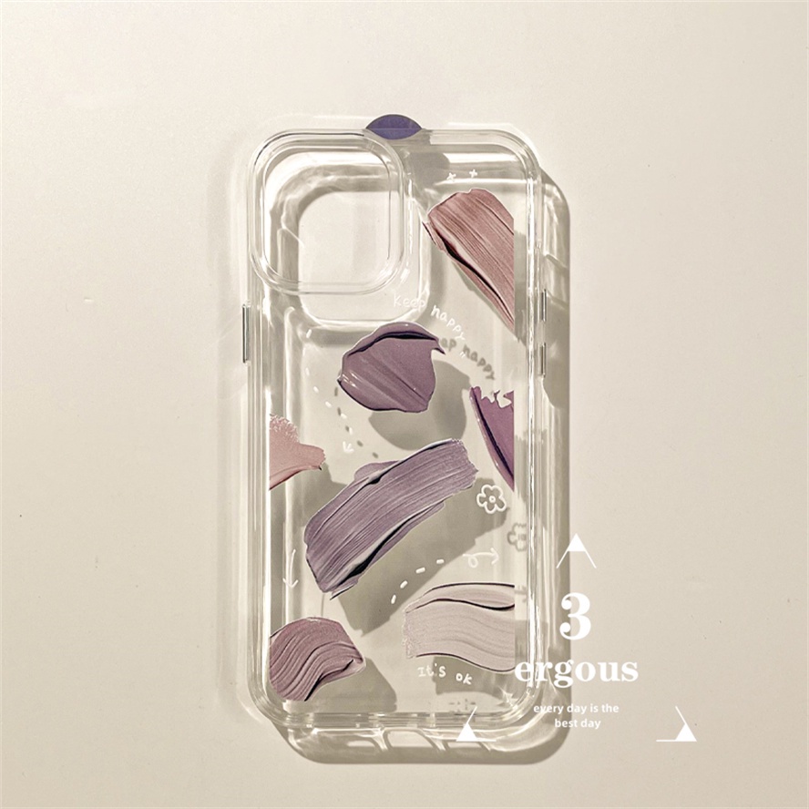 Ốp Điện Thoại Họa Tiết Tranh Sơn Dầu Cao Cấp Cho iPhone 14 13 12 11 Pro Max 7 8 6 Plus SE2020 X XR Xs Max