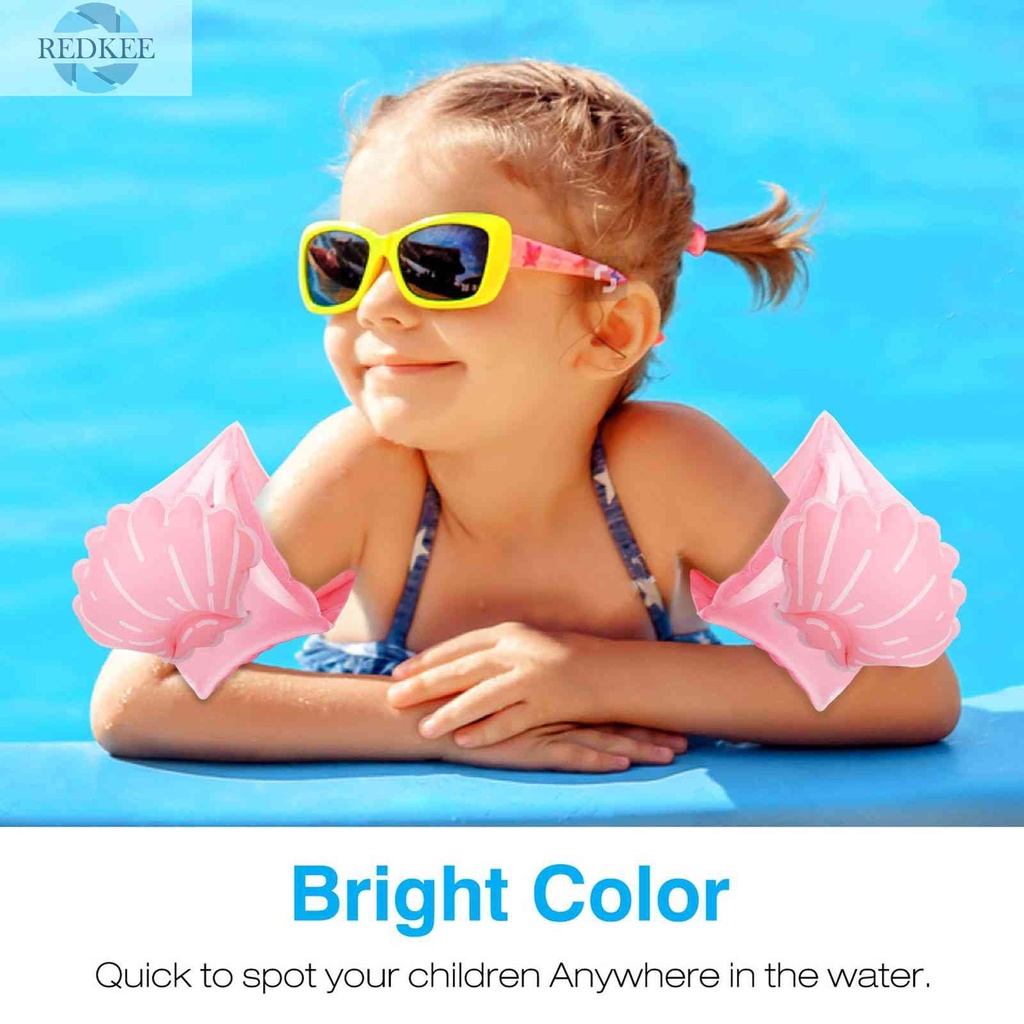 Phao Bơi Đeo Cánh Tay Bằng PVC Họa Tiết Hoạt Hình Trọng Lượng Nhẹ Cho Người Mới