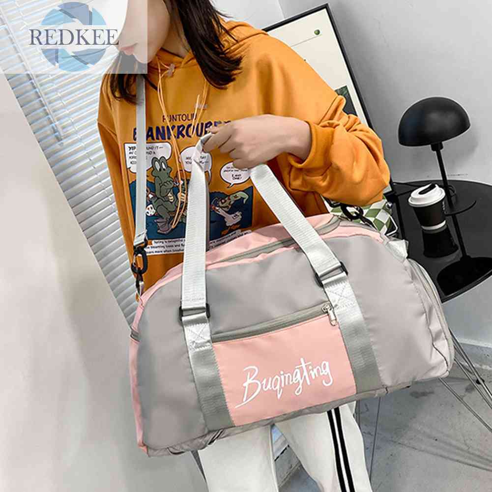 Túi Đựng Đồ Tập Thể Thao Sức Chứa Lớn Chia Ngăn Khô / Ướt Tiện Dụng Cho Nam Và