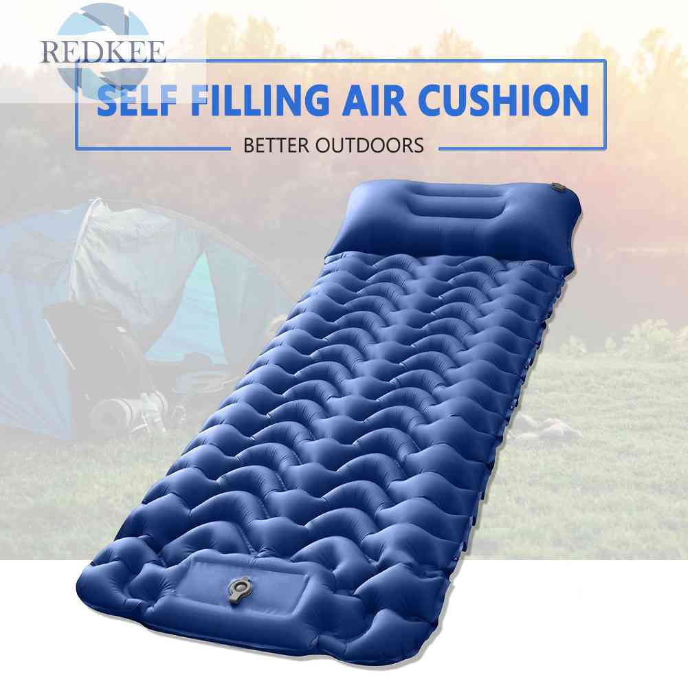 Nệm Ngủ Bơm Hơi TPU Nylon Tự Phục Hồi Có Thể Gấp Gọn Dùng Khi Đi Cắm Trại