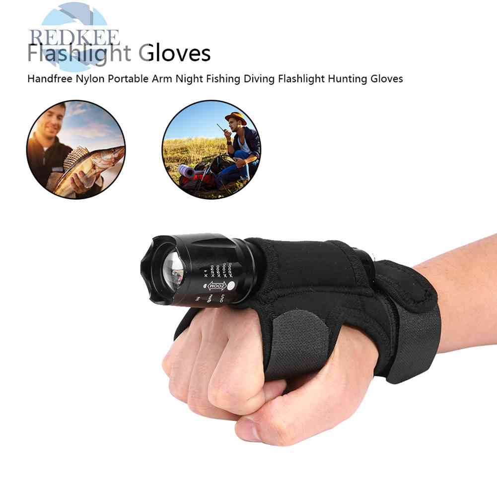 Giá Đỡ Đèn Pin Đeo Cổ Tay Tiện Dụng Khi Lặn Biển