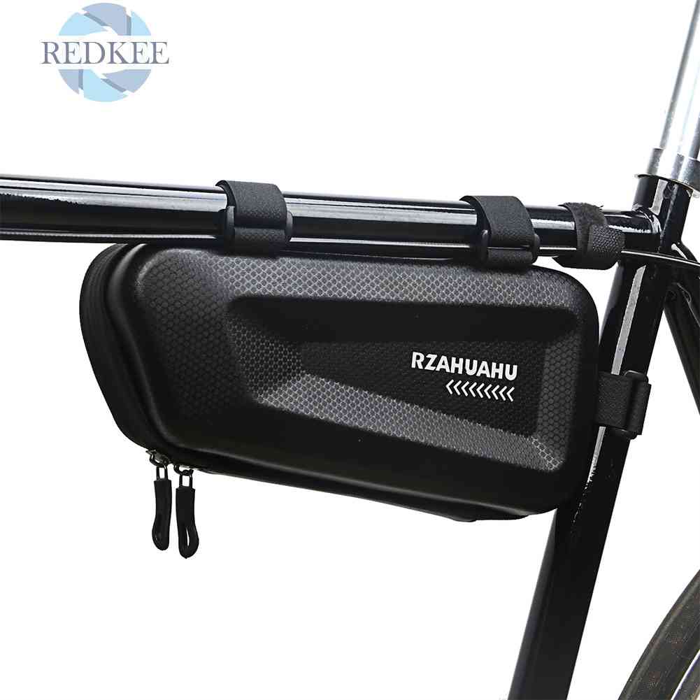 Túi Tam Giác Bằng Da PU + EVA Cứng Đựng Đồ Dùng Cho Xe Đạp Leo Núi