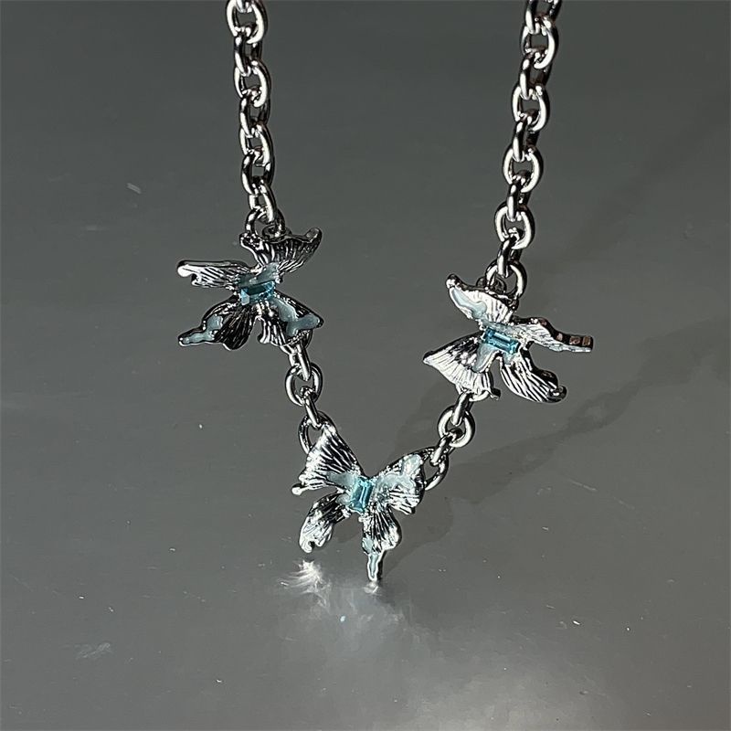 Vòng Tay Hình Bướm Đính Đá zircon Phong Cách Hàn Quốc Sang Trọng Cho Nữ