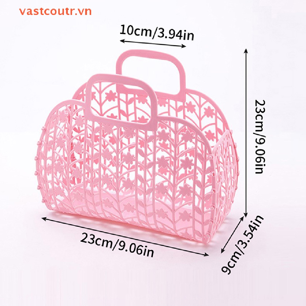 Giỏ Nhựa Đựng Đồ Dùng Nhà Tắm Có Thể Tháo Rời Tiện Dụng