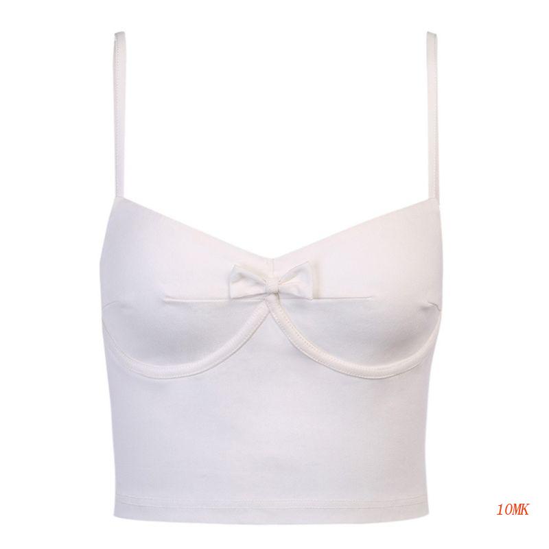 Áo Hai Dây Cổ Chữ V Hở Lưng Thắt Nơ Quyến Rũ Cho Nữ