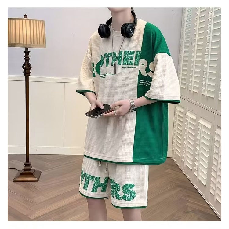 Bộ Quần Áo Thể Thao Ngắn Tay Thời Trang Năng Động Cho Nam