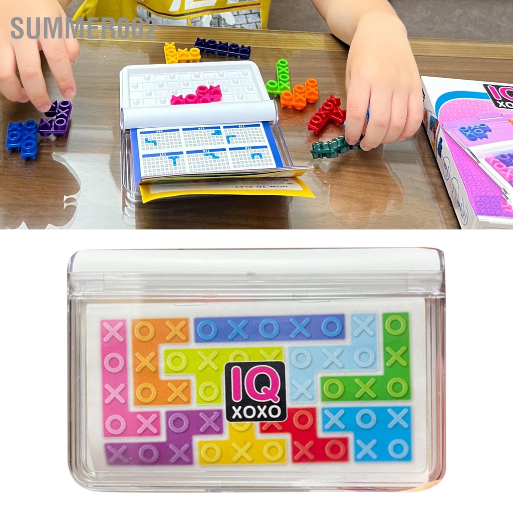 Summer062 Trò chơi xếp hình 1 người 120 Thử thách Khả năng thực hành IQ bằng nhựa bền an toàn cho trẻ em từ 8 tuổi Người lớn