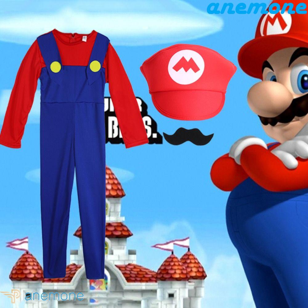 Anemone Bộ Áo Liền Quần Hóa Trang Super Mari Luigi Brother Fantasia Cho Người Lớn Và Trẻ Em