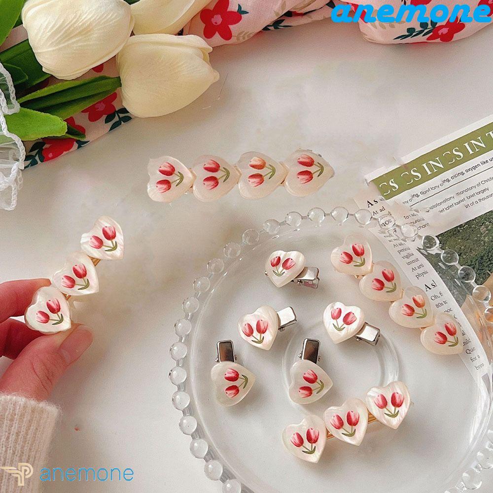 Kẹp Tóc Hình Hoa Tulip Ngọt Ngào Dễ Thương Cho Nữ