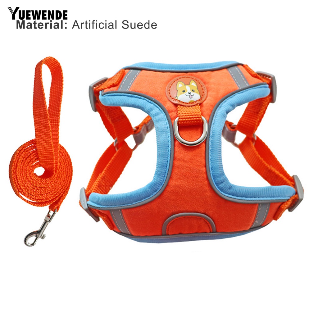 Bộ 2 Dây Dắt Thú Cưng Đi Dạo Thiết Kế Thoáng Khí Tiện Dụng