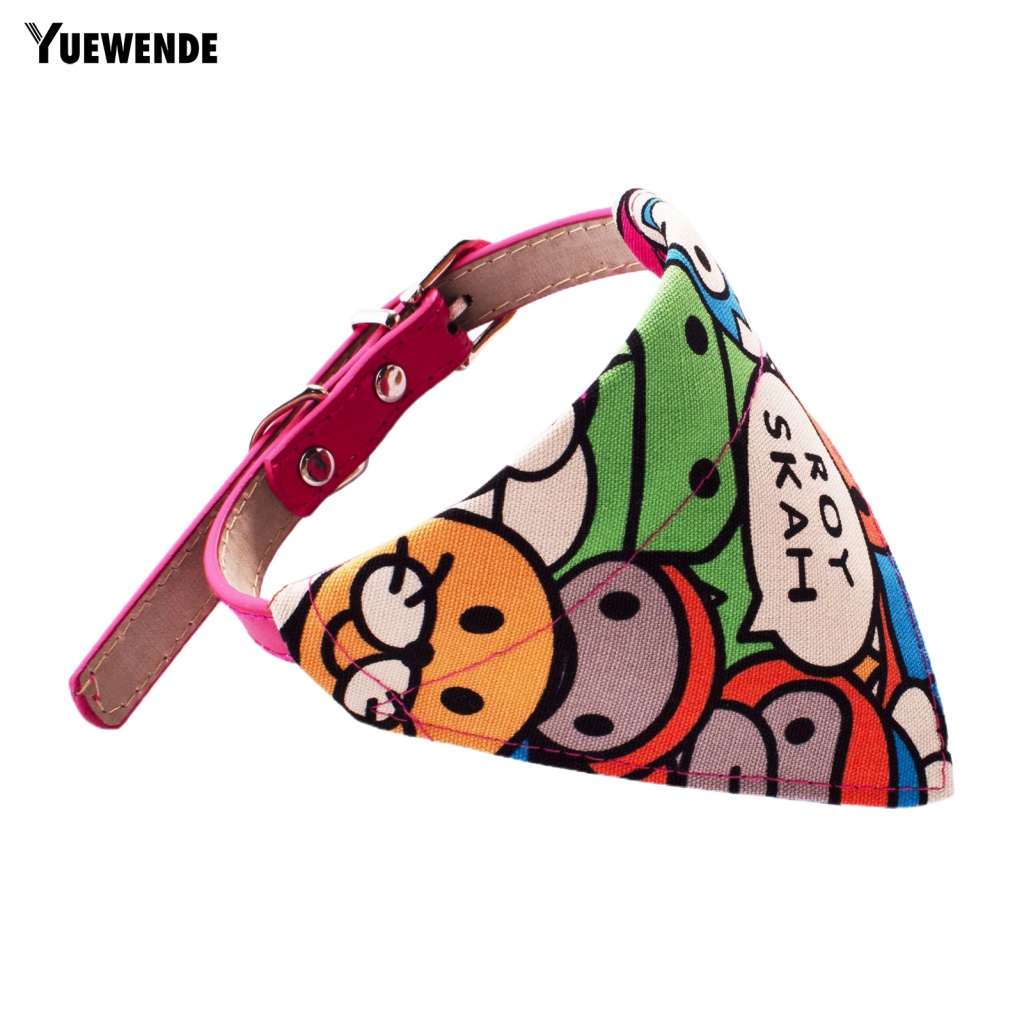 Yếm Tam Giác Siêu Nhẹ In Họa Tiết Tinh Tế Tiện Dụng Cho Thú Cưng