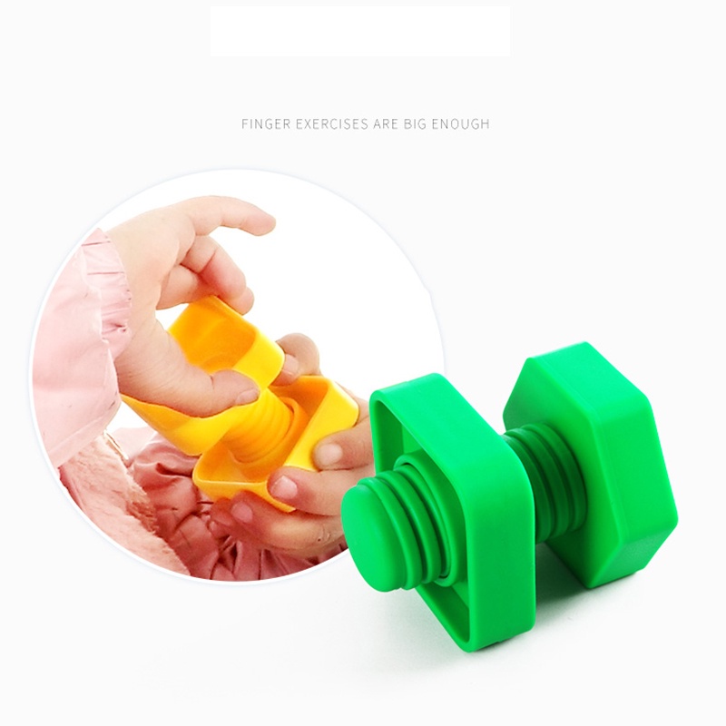 Set 10 Đồ Chơi Xếp Hình Bằng Nhựa Nhiều Màu Sắc Giáo Dục Theo Phương Pháp Montessori Cho Bé