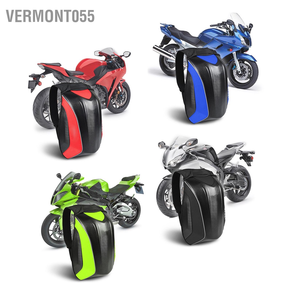 Vermont055 Ba lô vỏ cứng dành cho xe máy hiệp sĩ Túi lớn không thấm nước để đi du lịch  cắm trại đạp