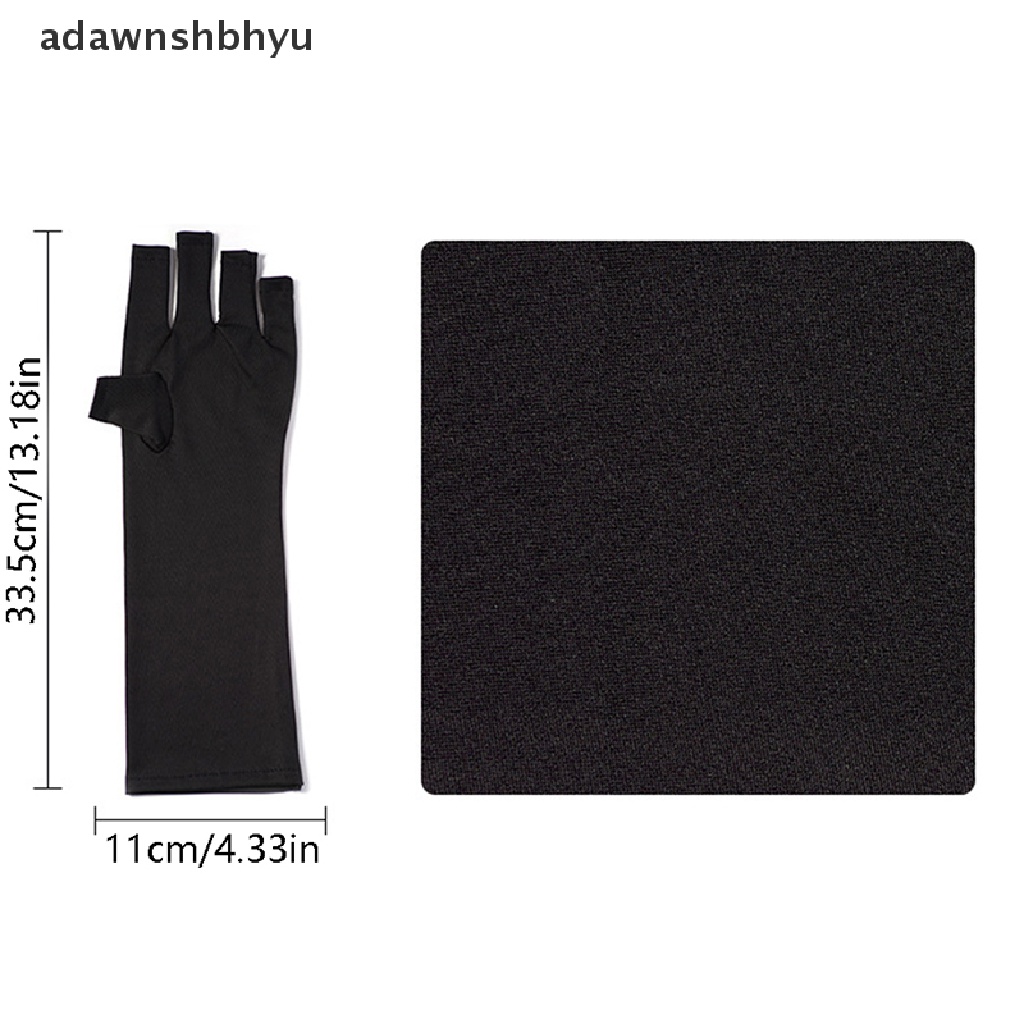 Găng Tay Hở Ngón Chống Tia Cực Tím Bảo Vệ Móng Tay