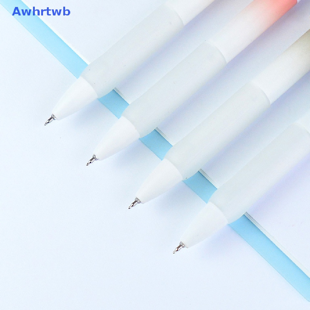 Set 4 Bút Bi Mực Đen Ngòi 0.5mm Có Thể Thu Gọn Tiện Dụng Cho Học Sinh / Văn Phòng Mới