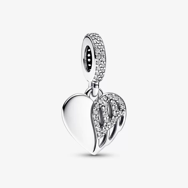 Mặt Dây Chuyền Bạc 925 Hình Đôi Cánh Thiên Thần Pandora2023