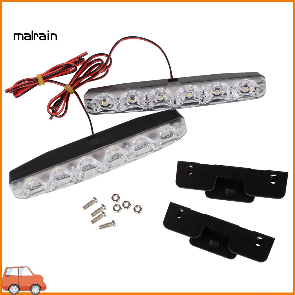 Bộ 2 Đèn Tín Hiệu DRL Chống Thấm Nước Chuyên Dụng Cho Xe Hơi