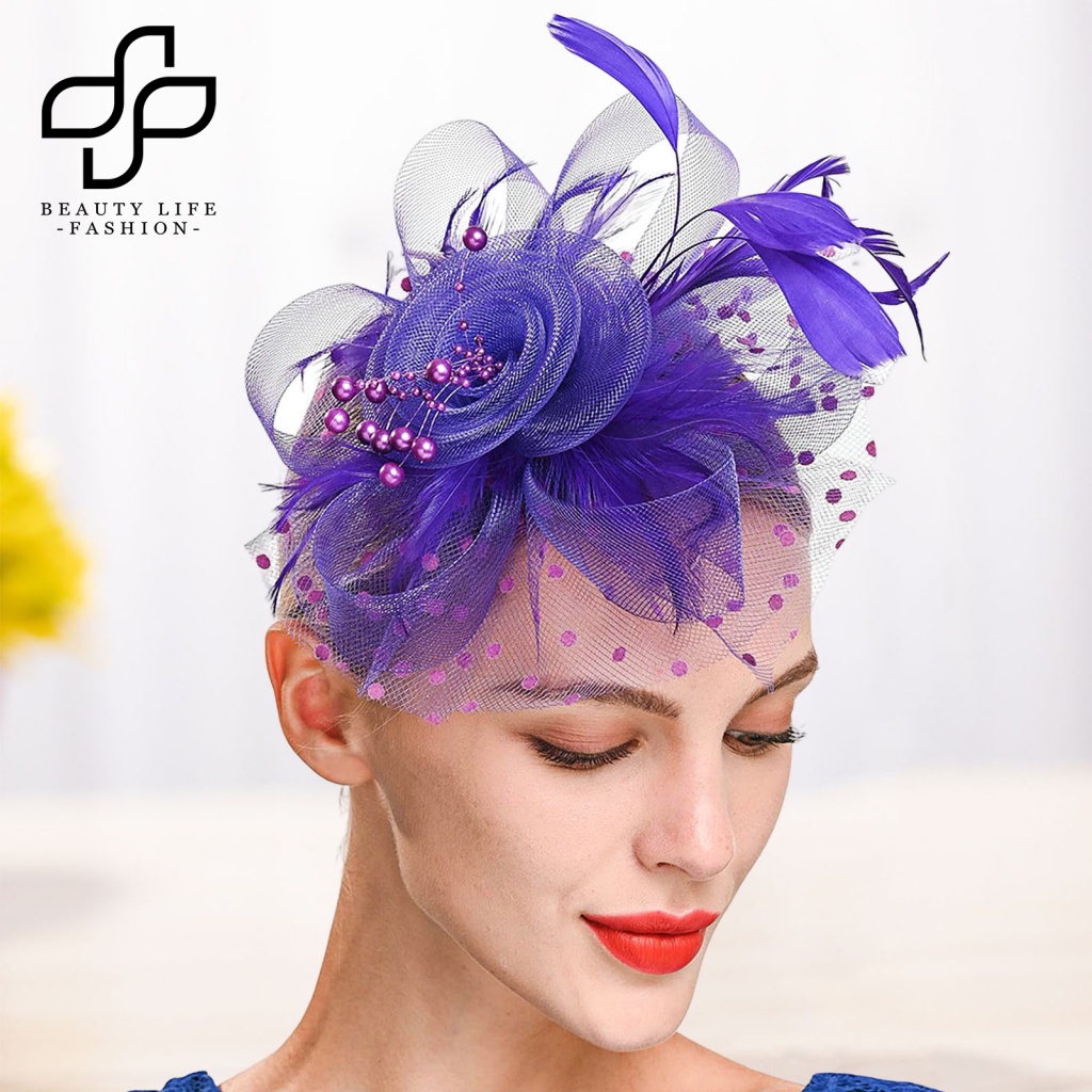 Kẹp Kim Loại Trang Trí Mũ Thời Trang Cổ Điển