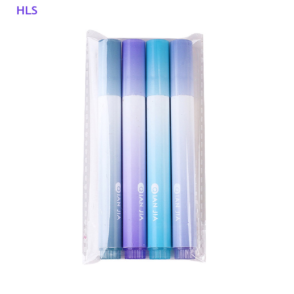 Set 4 Bút Đánh Dấu Sách Ghi Chú Nhiều Màu Dễ Thương