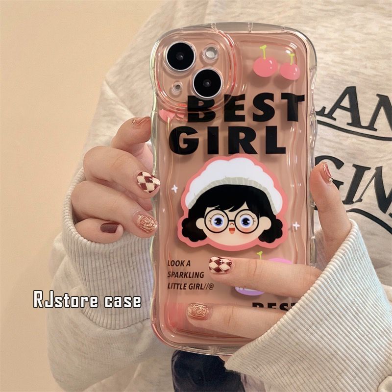 ✅Ốp Điện Thoại Dẻo Họa Tiết Cô Gái Dễ Thương Cho Iphone Xr12 x / 14 ins / plus Sweets 11iPhone13promax Niche