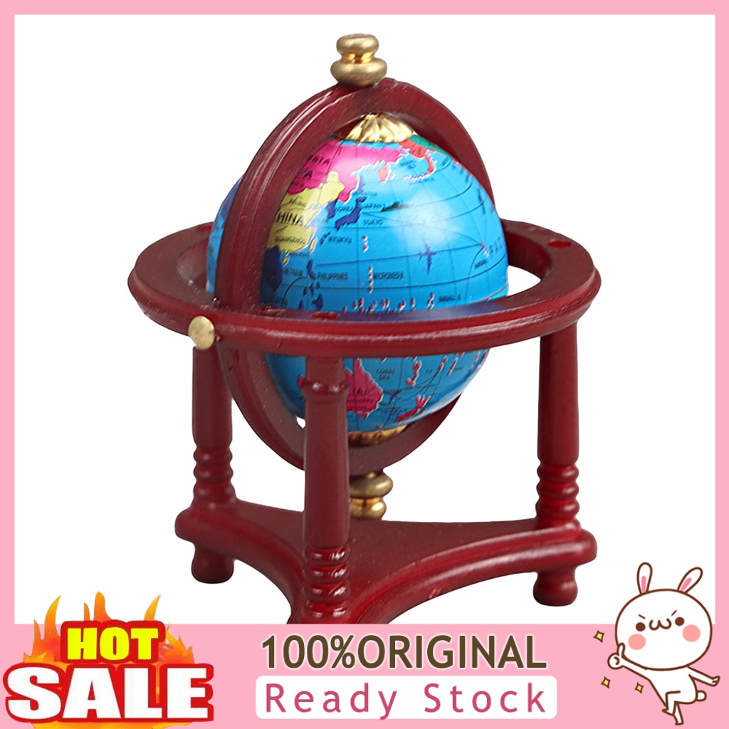 Mô Hình Quả Địa Cầu Chống Mài Mòn Cho Nhà Búp Bê Tỉ Lệ 1: 12