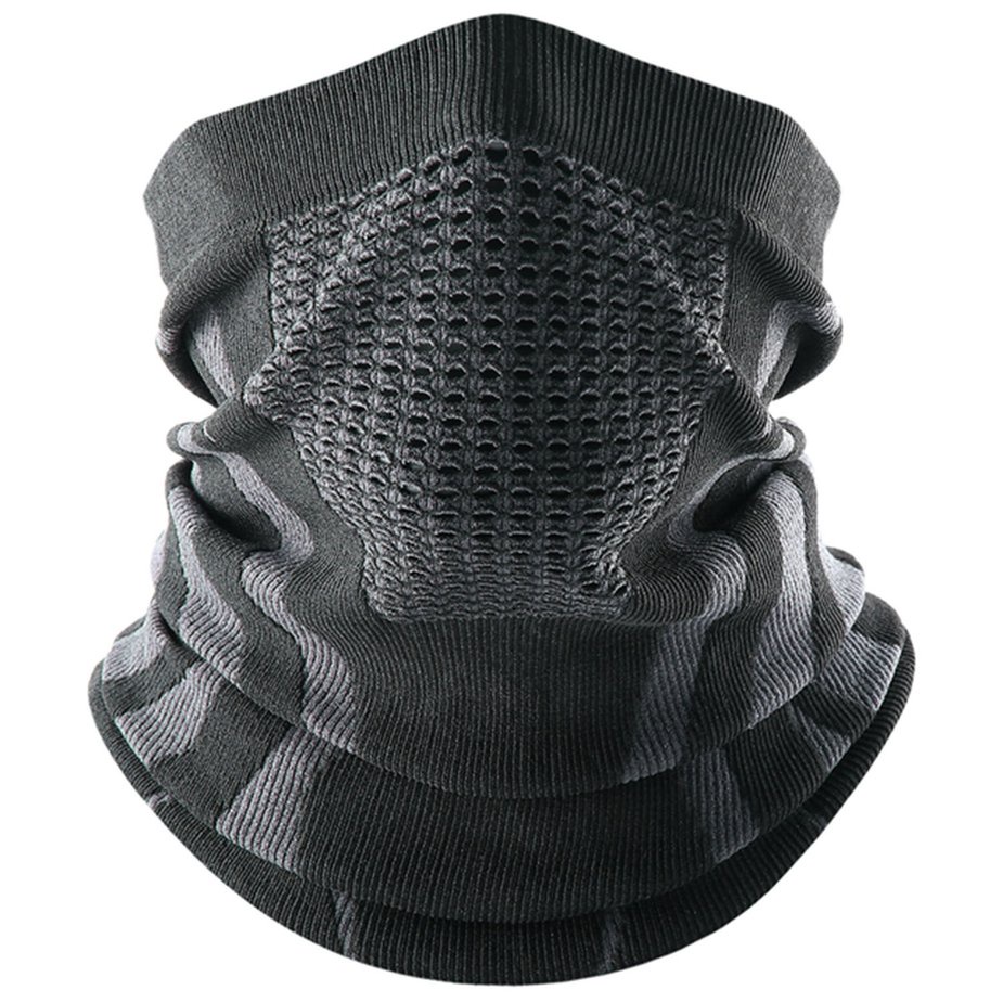 Face Bandana Mask Cover Thermal Printed Neck Warmer Gaiter Cycling Ski Tube
