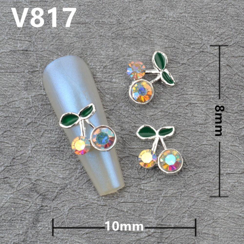 26EDIE Phụ Kiện Trang Trí Móng Tay 3D Nhiều Màu Dễ Thương
