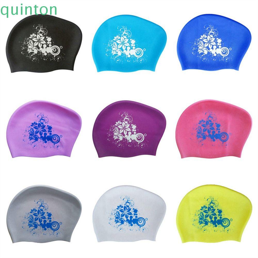 Mũ Bơi Silicone Bảo Vệ Tóc Free Size Cho Nữ