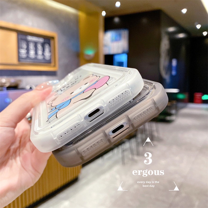 Ốp Điện Thoại Họa Tiết Gấu Hoạt Hình Cho iPhone 14 13 12 11 Pro Max 7 8 Plus SE2020 X XR Xs Max