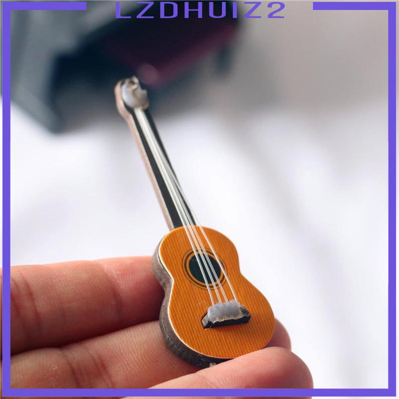 Đàn Guitar Tỉ Lệ 1: 12 Dùng Trang Trí Nhà Búp Bê