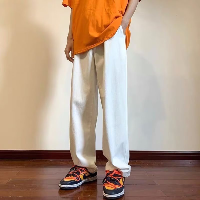 Quần Dài Dáng Suông Rộng Phong Cách Hàn Quốc Thời Trang Mùa Hè Mới Cho Nam