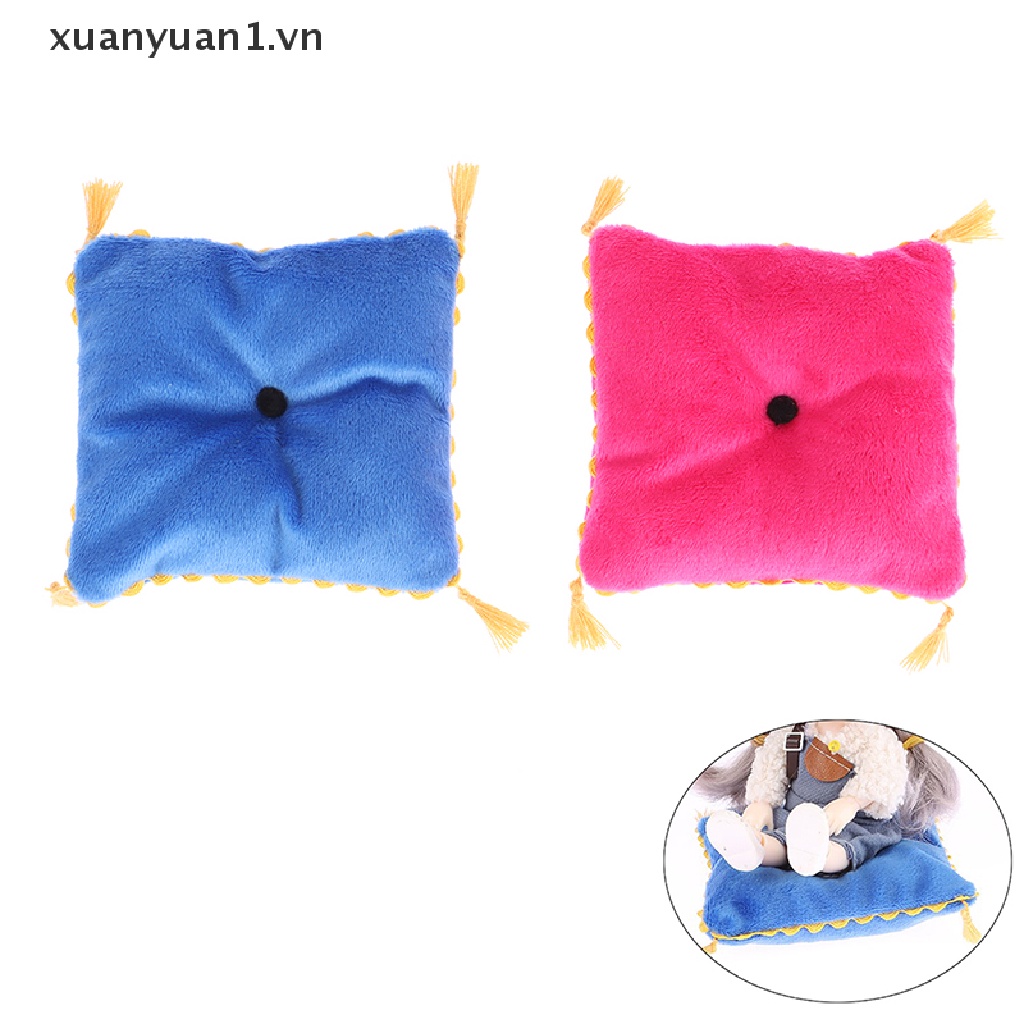 Gối Vuông 1 / 6 Trang Trí Nhà Búp Bê