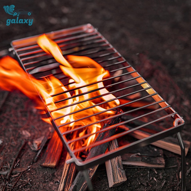 Galaxy Giá Đỡ Lò Nướng 2 Mức Độ Bằng Thép Không Gỉ Có Thể Điều Chỉnh Dành Cho Đi Dã Ngoại