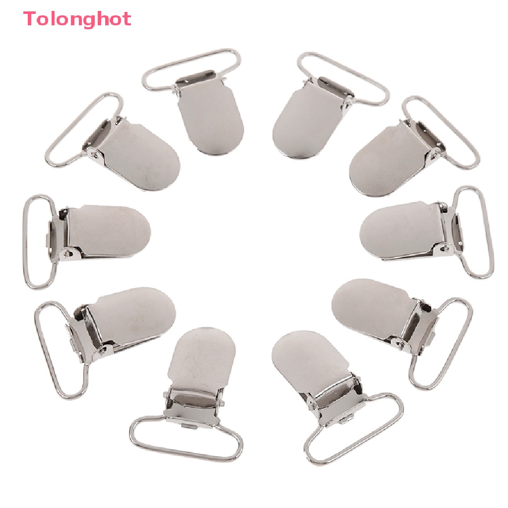 Set 10 Kẹp Giữ Núm Vú Giả Hình Chữ t 25mm Chuyên Dụng