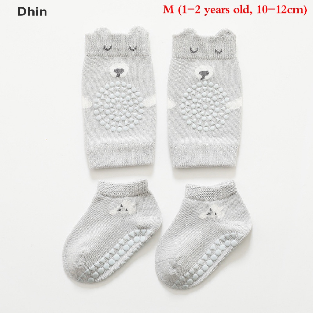 Bộ Vớ Đệm Đầu Gối Chống Trượt An Toàn Cho Bé Tập Bò